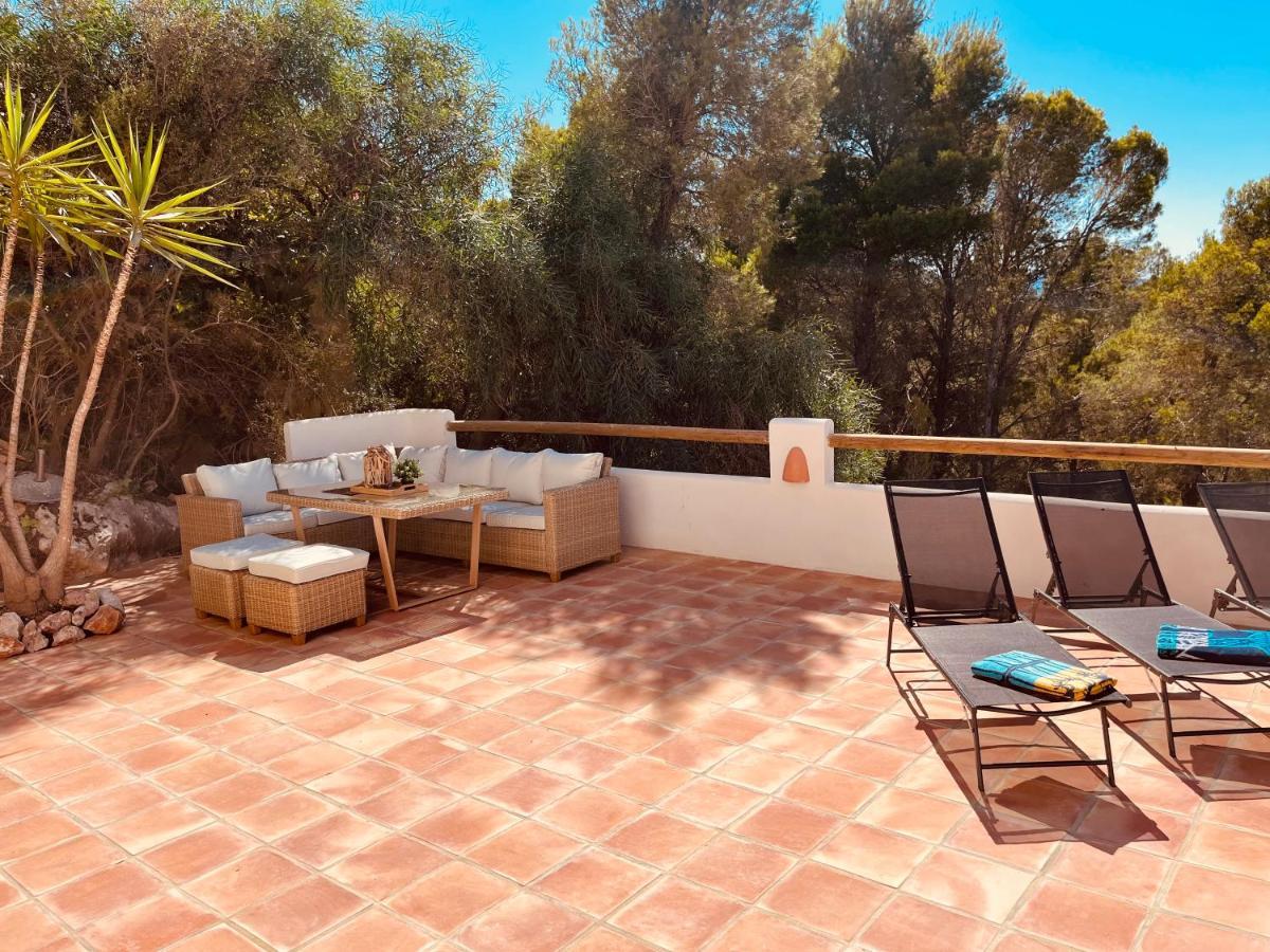 Ibiza Dream Villa Denia, Seaview, Pool, Bbq, Airco, Wifi エクステリア 写真